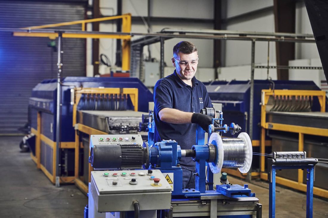 First machine arrives as Alloy Wire International kickstarts £500,000 investment drive - Alloy Wire International 2